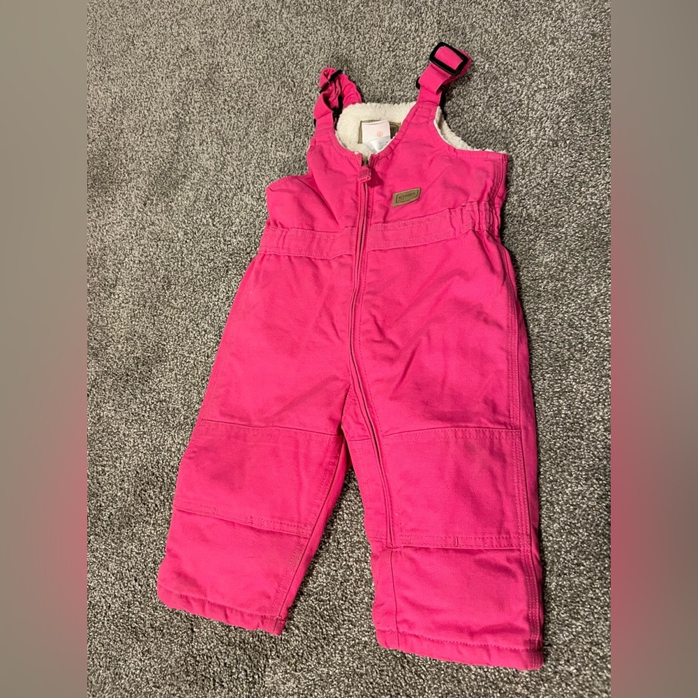 CE Schmidt Girls Toddler Overalls size 18 months